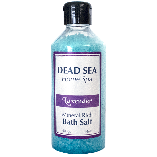 Dead Sea Bath Salt . Lavender. 400 gr e 14 oz