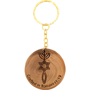 Grafted In Olive Wood Keychain