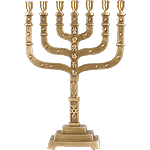 Grafted In Brass Menorah