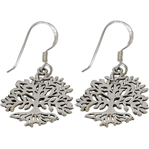 Inspirational Earrings At Boat Jewish Sterling Silver Tree Of Life Earrings