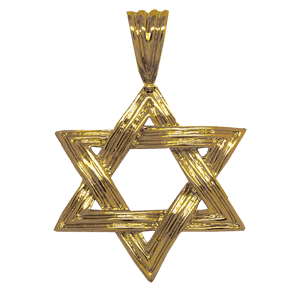 Yellow Gold Filled Star of David Pendant