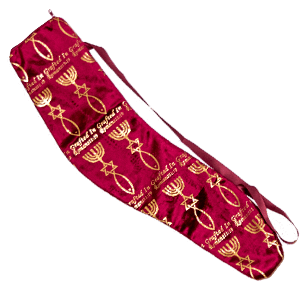 Grafted In Burgundy Shofar Bag, Long