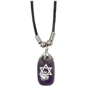 Amethyst Star of David Necklace