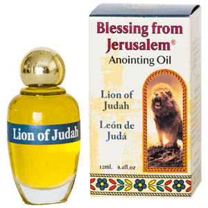 Blessing from Jerusalem Anointing Oil Lion of Judah