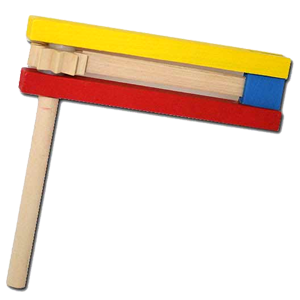 Wood Purim Noisemaker