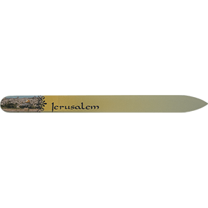 Jerusalem Crystal Glass Nail File