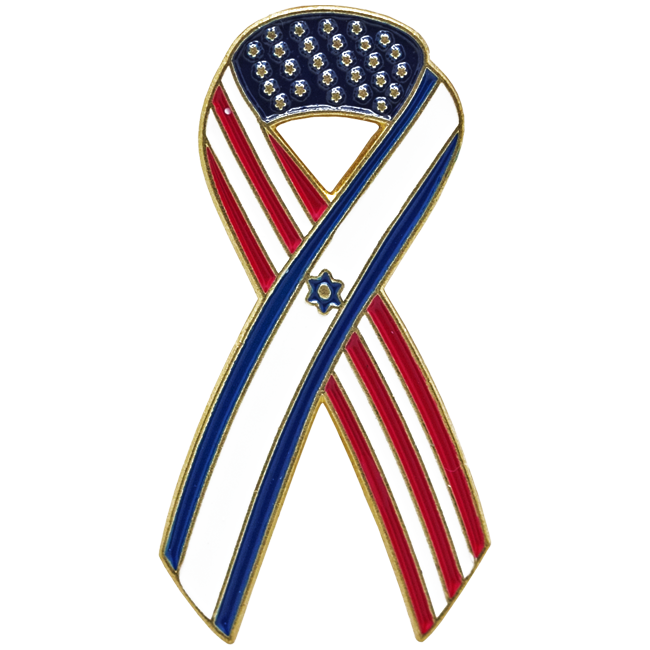 United States Flag Ribbon Pin 
