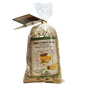 Izrael Ginger, Lemon & Honey Herbal Infusion Tea, 20 bags