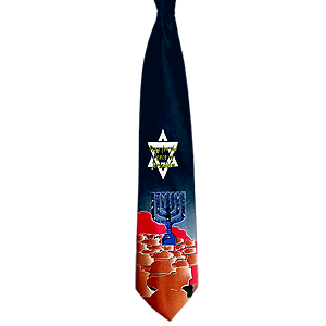 Blue Jerusalem Neck Tie
