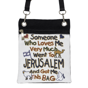 Someone who Loves Me... Jerusalem Passport Bag