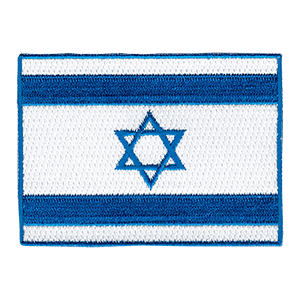 Israel Flag Iron-On Patch