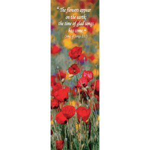 Crown Anemone Biblical Flower Bookmark