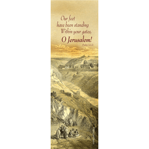 Jerusalem from Mt. of Olives David Roberts Bookmark