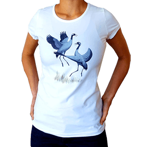 Dancing Cranes Women's T-Shirt
