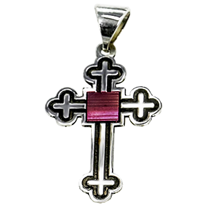Nano Bible Necklace New Testament Silver Trinity Cross