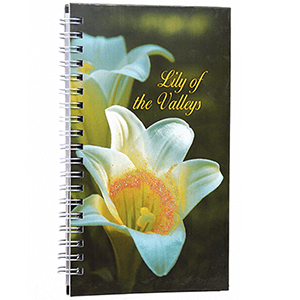 Lily of the Valley Hard Cover Pocket Notebook