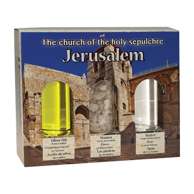 Church of the Holy Sepulchre Holy Land Elements Gift Set