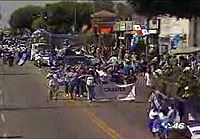 Israel Parade in Los Angeles, CA, USA